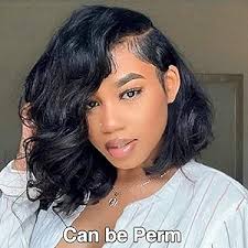 Amazon.com : OLFORY 4/30 Ombre Bob Wig Human HaIr Wigs 13x4 Lace Front Wigs  for Black Women Straight Bob Wig Human Hair HD Lace Front Wigs 180% Density  Short Bob 10 inch :
