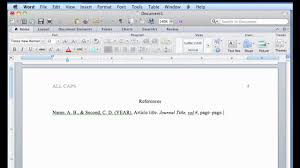 Tutorial For Formatting A Manuscript For Apa Style Rules Using Word 2011 For Mac Subtitles Available Click On The Cc Button Word Template Apa Template Words