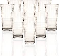 The translation is mineral water and gives an international flair to your kitchenware. Circleware Matrix Set Of 8 Heavy Base Highball Tumbler Drinking Glasses 15 75 Oz Beverage Ice Tea Cups For Water Juice Milk Beer Farmhouse Decor Buy Online In Cayman Islands At Cayman Desertcart Com Productid