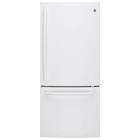 30-inch W 20.9 cu. ft. Bottom Freezer Refrigerator in White GBE21AGKWW GE