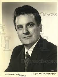 1972 Press Photo Tenor Nicholas di Virgilio