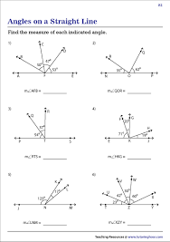 Angles On A Straight Line Worksheets In 2020 Angles Worksheet Worksheets Straight Lines