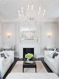 Glamorous White Living Room Luxury Living Room Living Room White Chandelier In Living Room