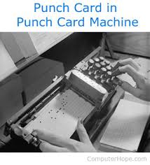 Image result for punch card equipment ibm