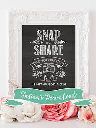 8 X 10 Diy Printable Template Snap And Share Hashtag Sign For Wedding Oh Snap Tag Your Photos Hashtag Wedding Sign Hashtag Birthday Wedding Hashtag Sign Wedding Hashtag Custom Wedding Signs