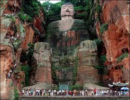 Buddha head fountain 38 with optional basin 48 $999. World S Largest Buddha Statue Carved Into A Cliff