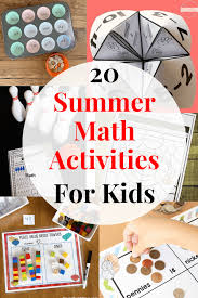 If you are looking for an engaging math activity to use with your young learners this summer, check out this set of bee math printables. 20 Summer Math Activities For Kids Tastefully Frugal