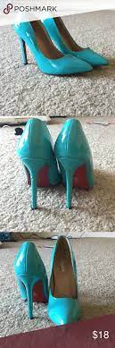 Light Blue Jojo Cat Heels With Red Soles Cat Shoes Red Sole Clothes Design