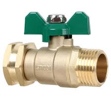 Amazon.com : STYDDI Full Flow Brass Garden Hose Shut Off ...