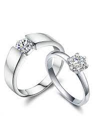 Cz Diamond Engagement Rings For Couples Mens Wedding Rings Wedding Ring Sets Wedding Ring Sets Unique