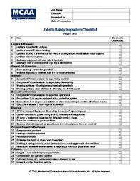 Are hazards signalled by signs and tags? Jobsite Safety Inspection Checklist Mcaa