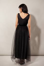 Das kleid ist designt von milanoo worden und alle hier gezeigten fotos sind aufgenommen von milanoo worden. Abendkleid Mit Tull Und Schleife Schwarz