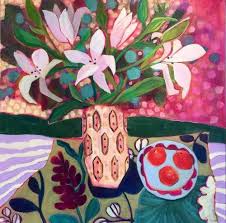 Here Comes The Sun Flower Art Painting Abstract Floral Paintings Floral Painting