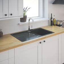 The best composite kitchen sink of 2021 will be durable, easy to clean and look amazing. Granite Composite Kitchen Sink Drainer Black 1 Bowl Reversible 860 X 500mm