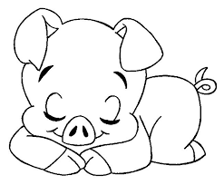Dibujos Para Colorear Dibujos Para Pintar Dibujos Para Imprimir Y Colorear Online Animales 13 Dibujos De Chanchitos Animales Para Pintar Cerdo Para Colorear