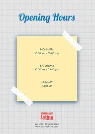 ⇧ 8 clear all analyze errors. Opening Hours Templates Online