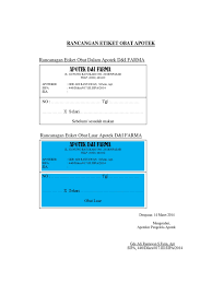 Buang obat dengan benar • hilangkan semua label dari wadah obat. Contoh Etiket Obat Materi Pelajaran 6
