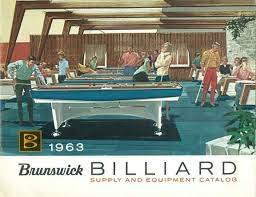 Brunswick heavy duty replacement pockets pool table parts. 1963 Brunswick Catalog Antique Pool Tables Pool Halls Pool Table Parts