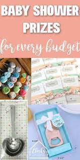 If your baby shower budget is already tight, the last things you want to spend money on are jars of baby food, candy bars, and art supplies to use at the shower. 25 Inexpensive Baby Shower Game Prizes Guests Will Love Baby Shower Game Prizes Baby Shower Prizes Shower Prizes
