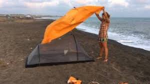 One step up from a bivy sack, it packs up impossibly small, making it an option when you need a waterproof shelter that doesn't require much space to set up and you care less about interior comfort. Camp Minima 2 Sl Youtube