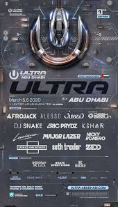 Other huge stars confirmed for european festivals in 2020 include lana del rey, the strokes, the national, stormzy, robyn, pearl jam, thom yorke and a$ap rocky to name a few. Ultra Abu Dhabi Announces Highly Anticipated Phase 1 Lineup Ultra Music Festival