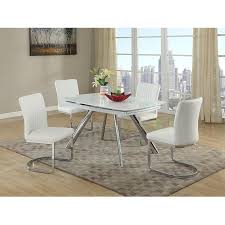 Get 5% in rewards with club o! Alina White 5 Piece Dining Set El Dorado Furniture