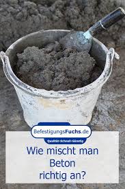 Wie Mischt Man Beton Richtig An Mit Bildern Mischen Schuhregal Selber Bauen Heimwerken