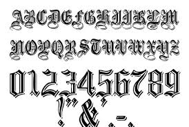 Picking a font for your next tattoo is a very important decision. Tattoo Number Fonts Tattoo Mania
