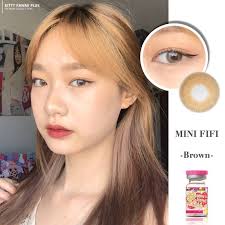 👛Mini Fifi Brown/Gray👛สายตา-0.75,-2.00,-2.50(Kitty kawaii)