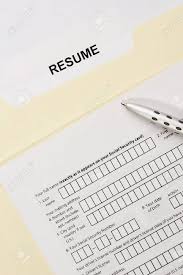Just 6 seconds of attention for each resume and cover letter, your words should impress the recruiter from the very start. Directly Above Photograph Of A Resume And A Job Application Stock Photo Picture And Royalty Free Image Image 17031236