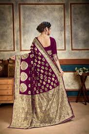 The color wine or vinous, vinaceous, is a dark shade of red. Buy Online Aakrti Lichi Silk Wine Colour Saree At Best Price From Surati Fabric