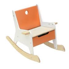 Offi Rockabye Kids Rocking Chair With Storage Compartment Wayfair In 2020 Kids Rocking Chair Storage Chair Rocking Chair