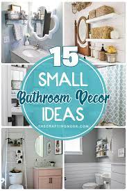 Check spelling or type a new query. 15 Gorgeous Small Bathroom Decor Ideas The Crafting Nook