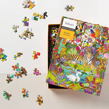 4 products in tiger king puzzles. Jungle Tiger King Puzzle Made