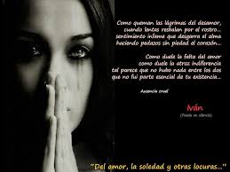 Las cosas bellas se comparten... Fragmentos del poema "Ausencia  cruel"...Excelente día.