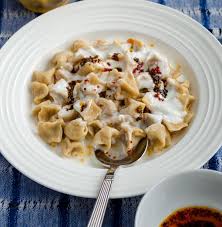 Turkish Manti Dumplings Recipe With Step By Step Pictures Give Recipe Recipes Turkish Recipes Food