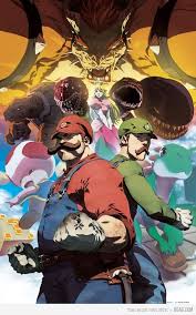 50 Incredible Super Mario Bros Artworks Inspirationfeed Mario Art Game Art Arte Com Desenhos Animados