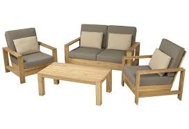 Sofa De Madera Cayo Largo Ref 17784333 Leroy Merlin Sillon De Madera Muebles Sala De Madera