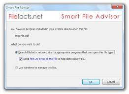 Smart File Advisor Will Help You Find Appropriate Programs To Open Your Files Using Filefacts Net Web Site Database If You Are Having P Advisor Smart Software