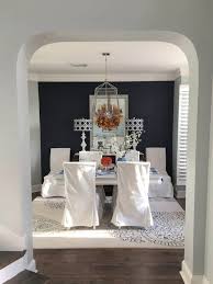 In this room the hotel providence in paris, deep blue navy paint saturates the walls, drapes, blankets, and lampshades and is paired with crisp blinding white linens, turning this expected color combo into something more alluring. 12 Best Navy And White Area Rugs Under 200 Thetarnishedjewelblog