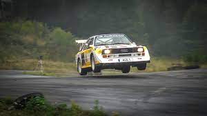 The car appears to be the #1, driven by walter röhrl, who won the 1987 edition of the pikes peak international hill climb. Audi Sport Quattro S1 Rally