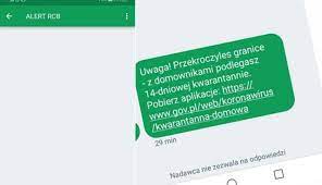 Program umożliwia potwierdzenie miejsca odbywania. Sms Z Informacja O Kwarantannie Z Systemu Alert Rcb Chojna24 Pl Najwiekszy Portal Powiatu Gryfinskiego Telewizja Internetowa