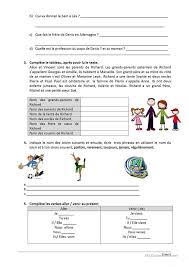 Controle Niveau 1 La Famille Et La Maison Fiches Pedagogiques Niveau 1 Fle