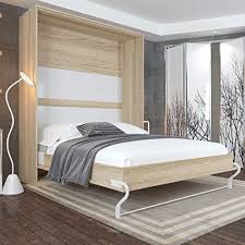 Schrankbett 160 X200 Vertikal Eiche Sonoma Mit Gasdruckfedern Ideal Als Gstebett Wandbett Schrank Mit Integriertem Klappbett Schran Schrankbett Bett Ideen Bett