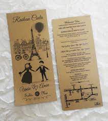 Kraf paper brown paper 230gsm. Kad Kahwin Kraft