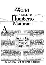 Enjoy the best humberto maturana quotes and picture quotes! Pdf The World According To Humberto Maturana