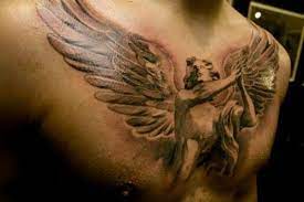 100 Best Angel Tattoos For Men And Women Piercings Models Tattoo On Chest Angel Tattoo Men Guardian Angel Tattoo Designs
