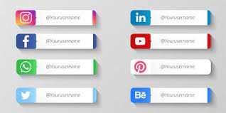 Download Modern Social Media Lower Thirds For Free First Youtube Video Ideas Learn Social Media Social Media