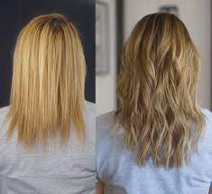 Before And After Micro Bead Hair Extensions Abigail Walston Roseabigailstyling Beaded Hair Extensions Long Hair Styles Hair Beads