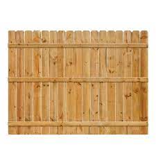 To combat this we decided to build a box around it which. 6 Ft H X 8 Ft W Cedar Dog Ear Fence Panel 5219 The Home Depot